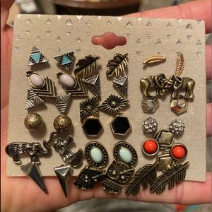 18 piece earring set